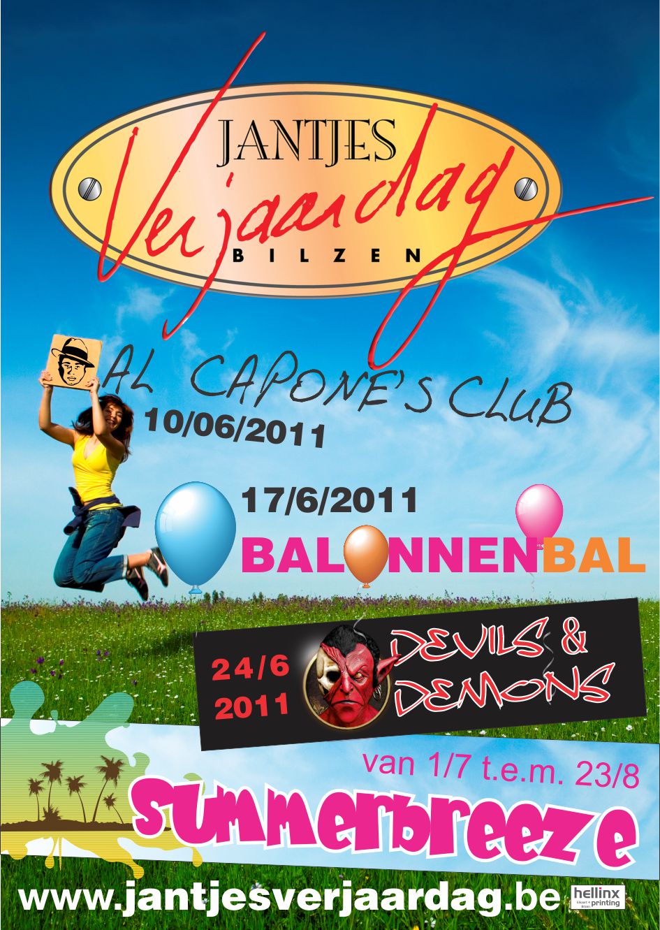 Ballonnenbal affiche op 17/06/2011